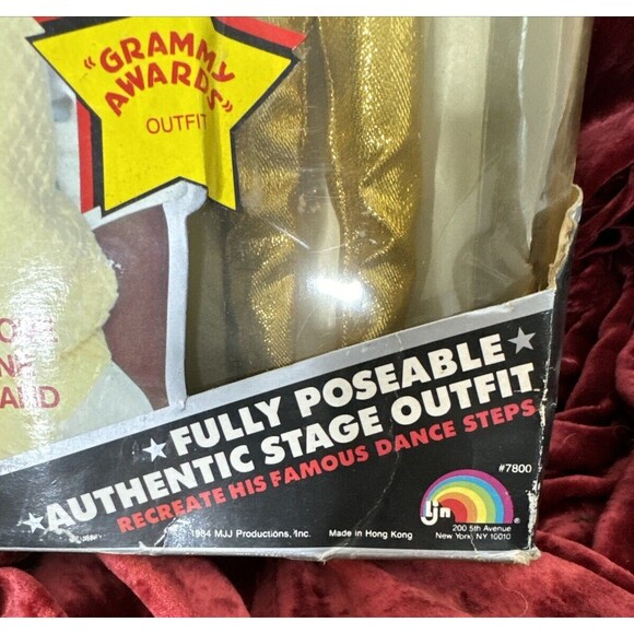 Michael Jackson Doll Grammy Awards Outfit Superstar of The 80s Blue - Picture 4 of 7